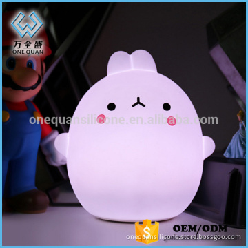 Smooth color changing light LED baby silicone night Light